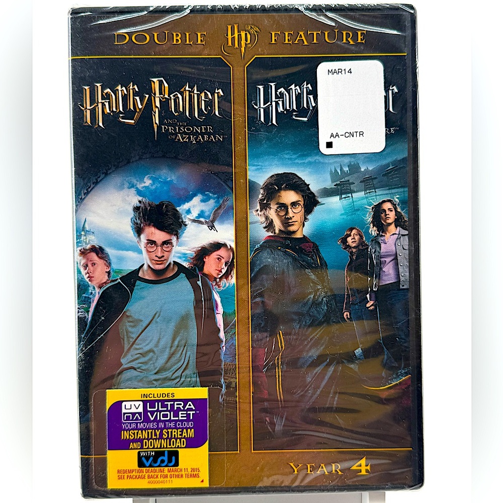 NWT. Harry Potter Double Feature on DVD